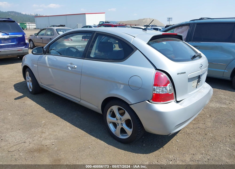 2007 HYUNDAI ACCENT SE VIN: KMHCN36C97U043767