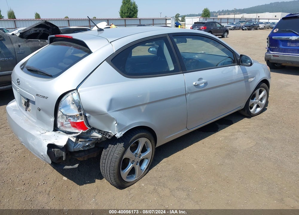 2007 HYUNDAI ACCENT SE VIN: KMHCN36C97U043767