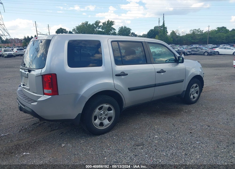2012 HONDA PILOT LX VIN: 5FNYF4H21CB025994