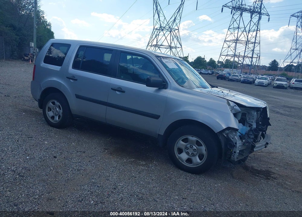 2012 HONDA PILOT LX VIN: 5FNYF4H21CB025994