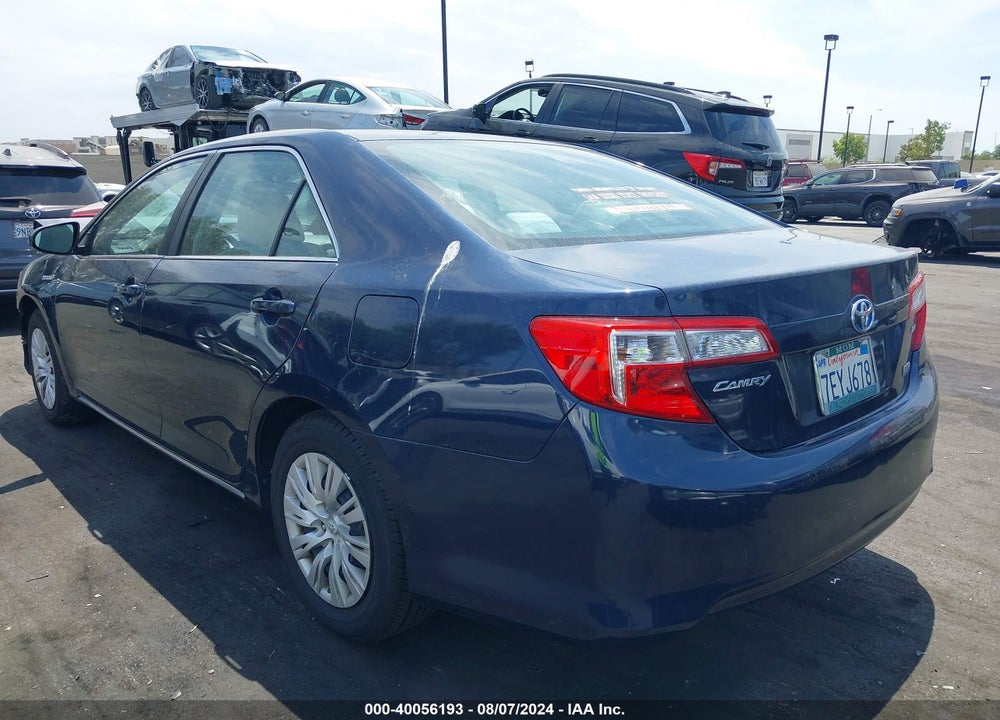 2014 TOYOTA CAMRY HYBRID LE VIN: 4T1BD1FK5EU124370