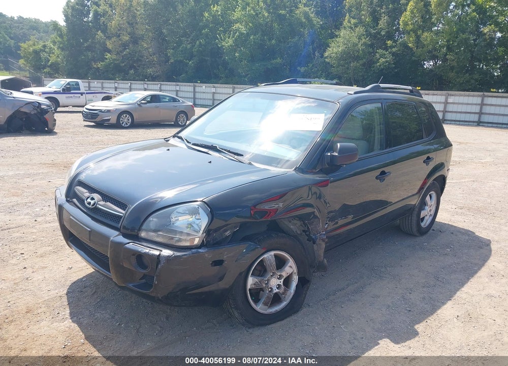 2005 HYUNDAI TUCSON GL VIN: KM8JM12B45U070223