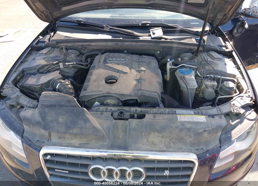 2012 AUDI A4 2.0T PREMIUM VIN: WAUFFAFL6CN016434