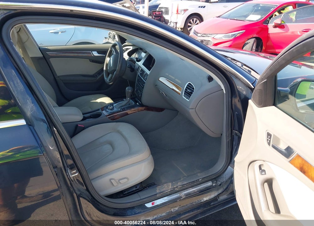 2012 AUDI A4 2.0T PREMIUM VIN: WAUFFAFL6CN016434