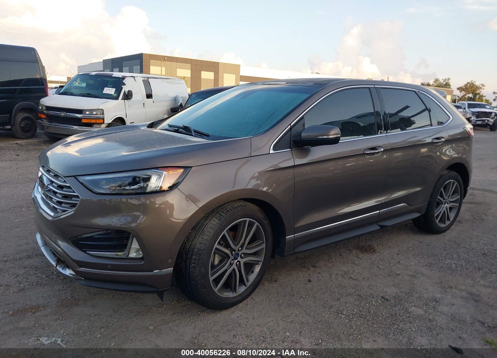 2019 FORD EDGE TITANIUM VIN: 2FMPK3K90KBB85704