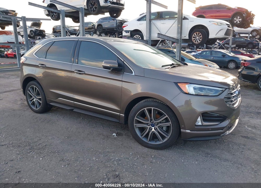 2019 FORD EDGE TITANIUM VIN: 2FMPK3K90KBB85704
