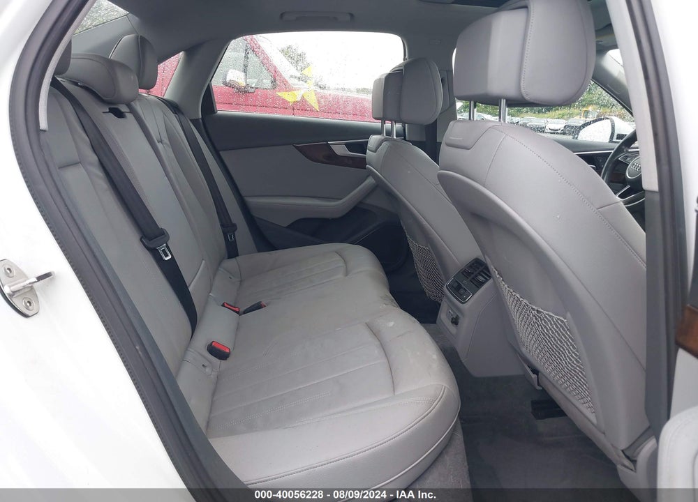 2019 AUDI A4 45 PREMIUM VIN: WAUENAF45KN019833