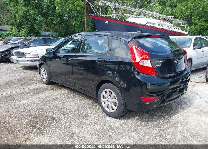2013 HYUNDAI ACCENT GS VIN: KMHCT5AE4DU101127
