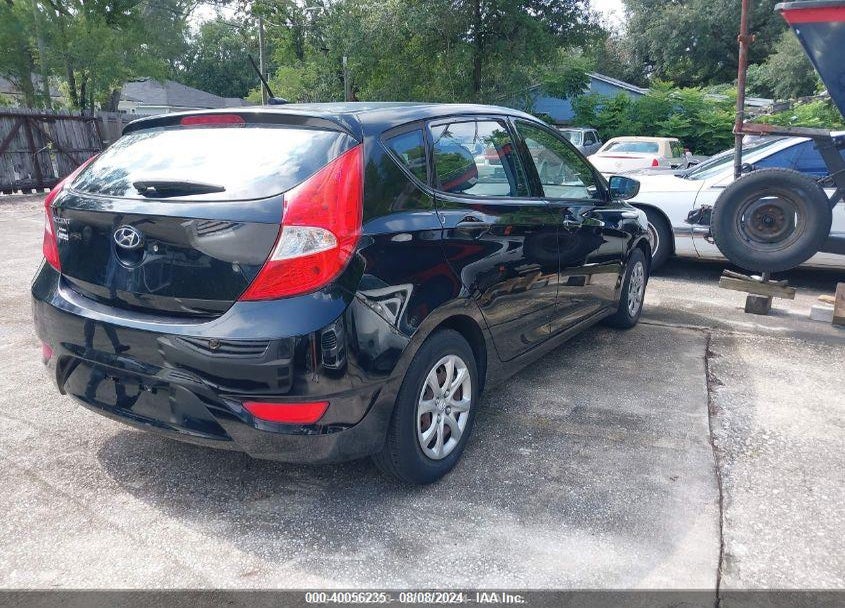 2013 HYUNDAI ACCENT GS VIN: KMHCT5AE4DU101127