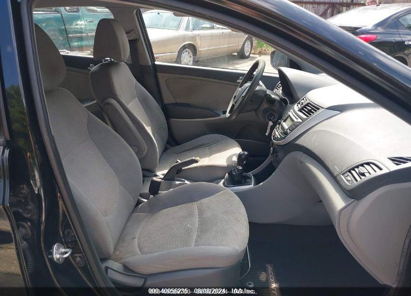 2013 HYUNDAI ACCENT GS VIN: KMHCT5AE4DU101127