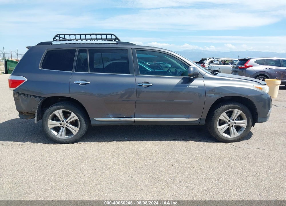 2013 TOYOTA HIGHLANDER LIMITED V6 VIN: 5TDYK3EH6DS090402