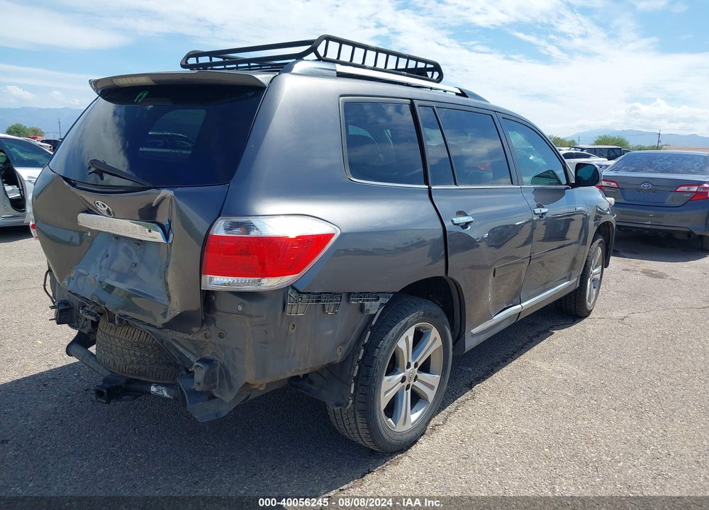 2013 TOYOTA HIGHLANDER LIMITED V6 VIN: 5TDYK3EH6DS090402