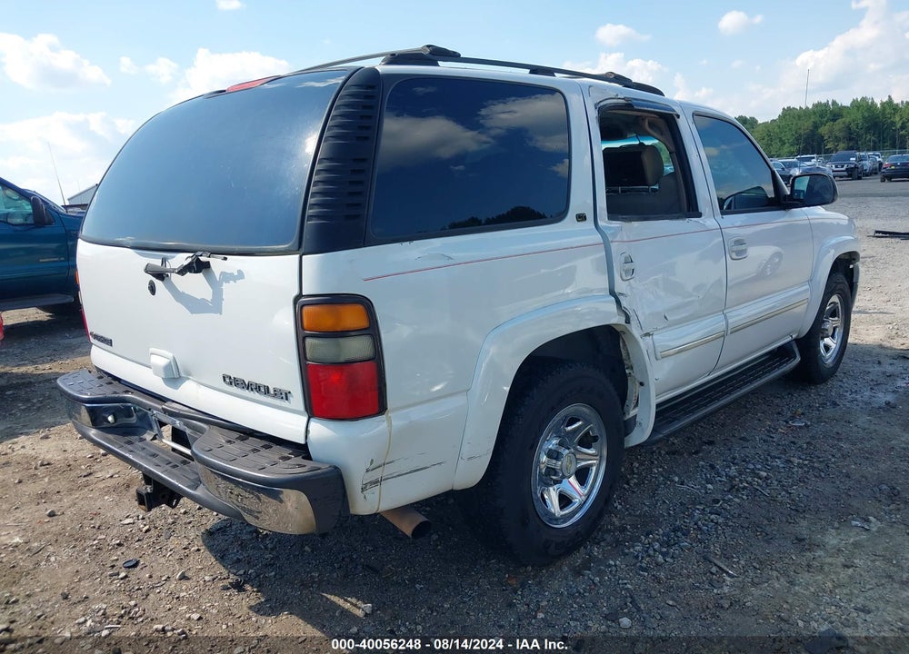 2004 CHEVROLET TAHOE LT VIN: 1GNEK13Z14R137294