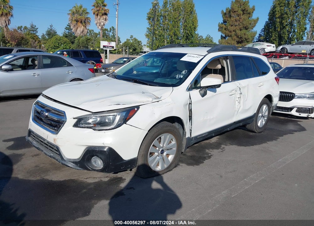 2018 SUBARU OUTBACK 2.5I PREMIUM VIN: 4S4BSACC9J3304681