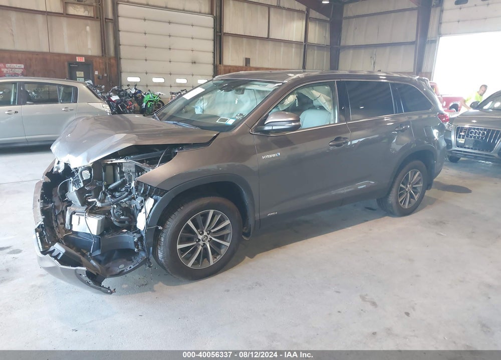 2019 TOYOTA HIGHLANDER HYBRID VIN: 5TDJGRFHXKS076701