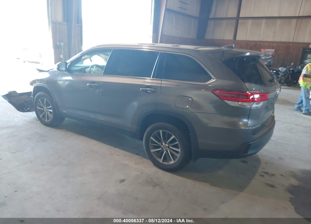 2019 TOYOTA HIGHLANDER HYBRID VIN: 5TDJGRFHXKS076701