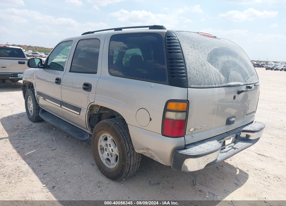 2004 CHEVROLET TAHOE LS VIN: 1GNEC13V24R289594