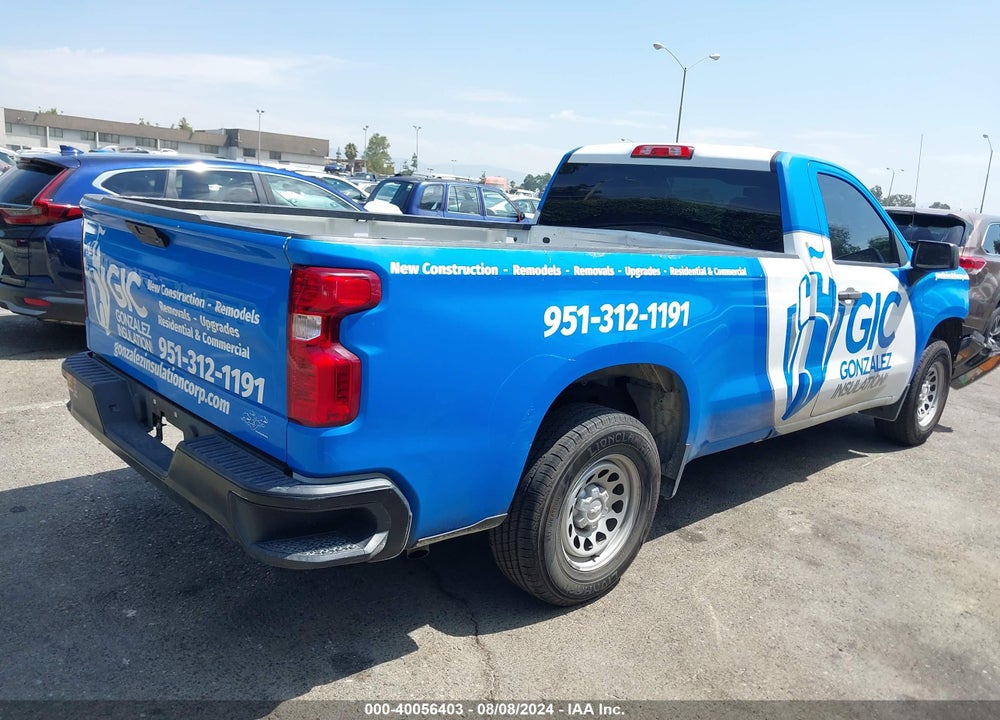 2020 CHEVROLET SILVERADO 1500 2WD REGULAR CAB LONG BED WT VIN: 3GCNWAEH4LG330264