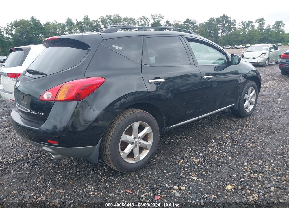 2009 NISSAN MURANO SL VIN: JN8AZ18W09W115530