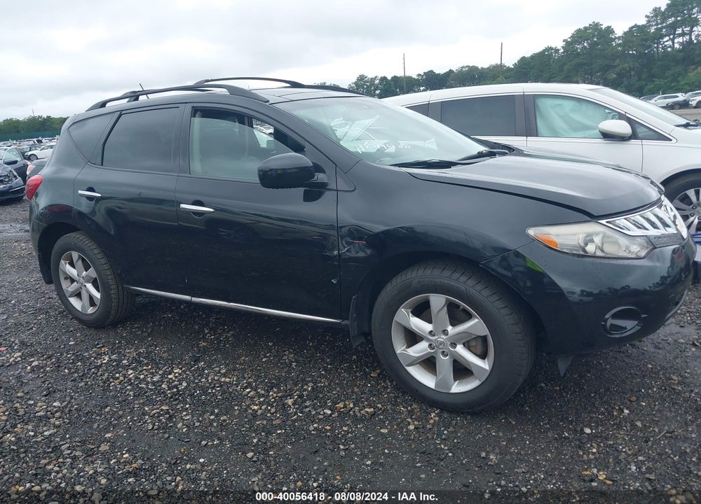 2009 NISSAN MURANO SL VIN: JN8AZ18W09W115530