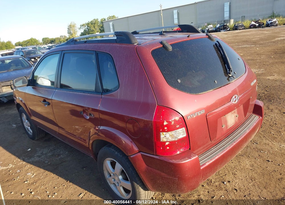 2005 HYUNDAI TUCSON GL VIN: KM8JM12B85U083105
