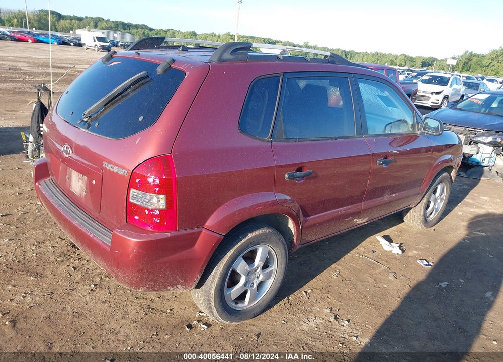 2005 HYUNDAI TUCSON GL VIN: KM8JM12B85U083105