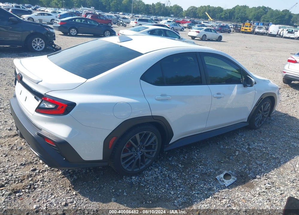 2022 SUBARU WRX GT VIN: JF1VBAU68N8025165