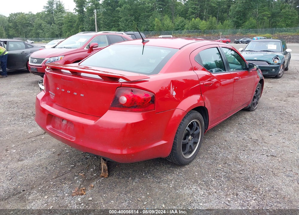 2014 DODGE AVENGER SE VIN: 1C3CDZAB6EN116887
