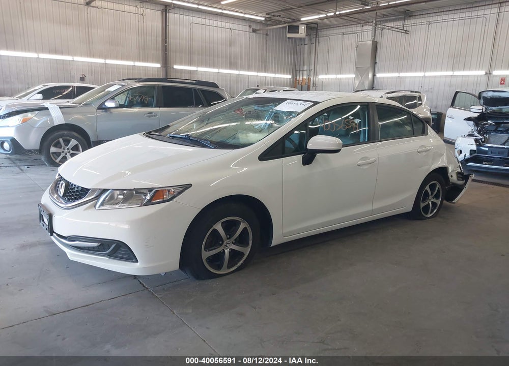 2015 HONDA CIVIC SE VIN: 19XFB2F70FE059747