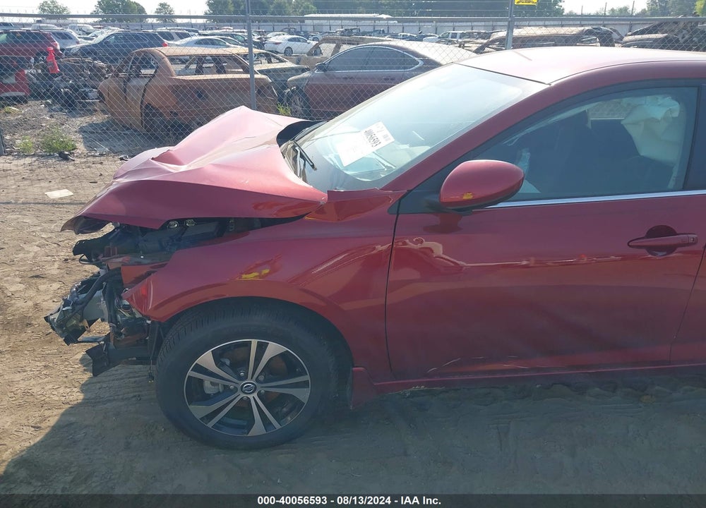 2022 NISSAN SENTRA VIN: 3N1AB8CV5NY306910