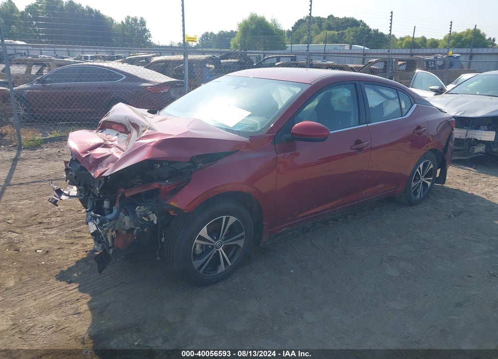 2022 NISSAN SENTRA VIN: 3N1AB8CV5NY306910
