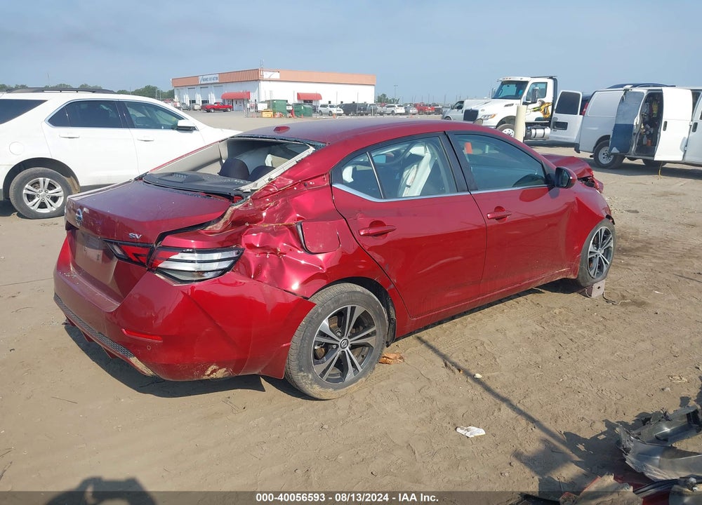 2022 NISSAN SENTRA VIN: 3N1AB8CV5NY306910