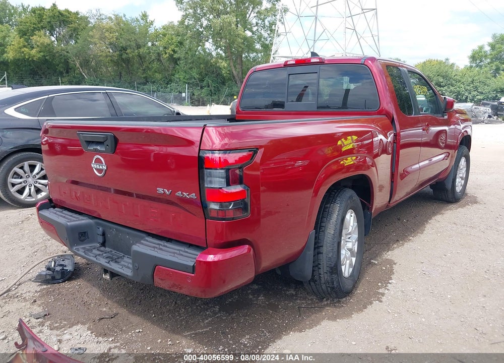 2022 NISSAN FRONTIER KING CAB SV 4X4 VIN: 1N6ED1CM7NN656024