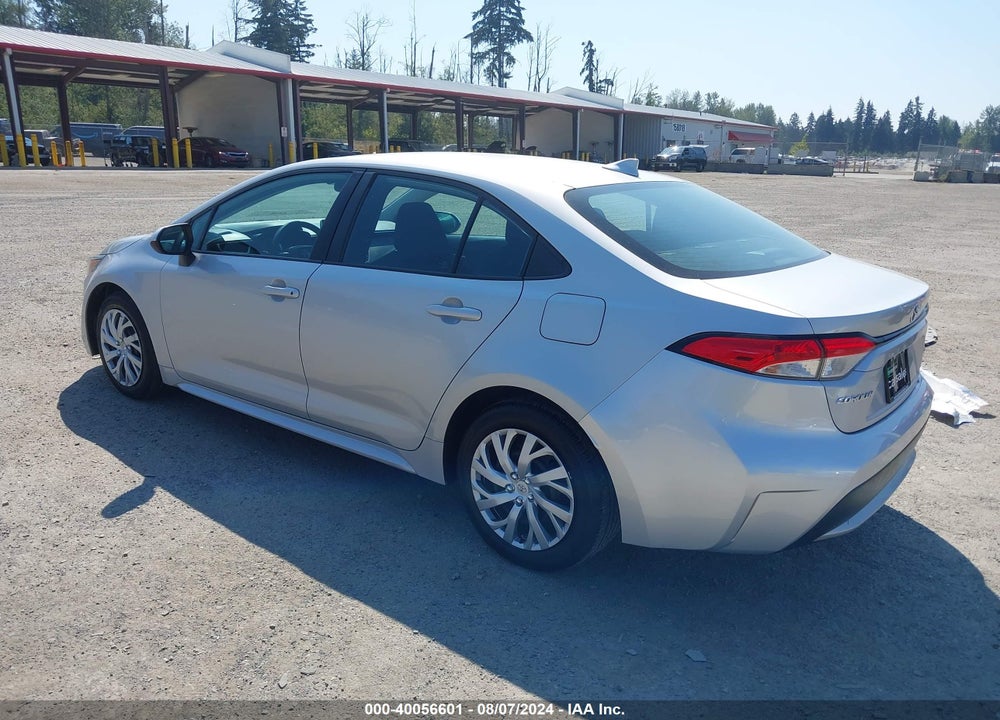 2020 TOYOTA COROLLA LE VIN: 5YFEPRAE7LP106424