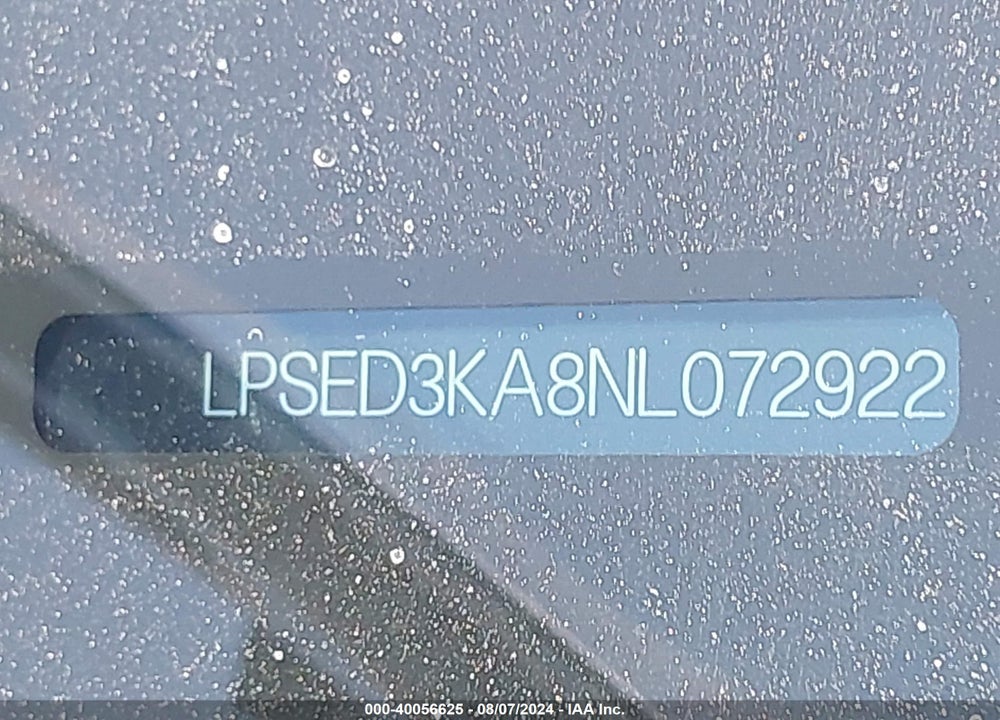 2022 POLESTAR 2 LONG RANGE DUAL MOTOR VIN: LPSED3KA8NL072922