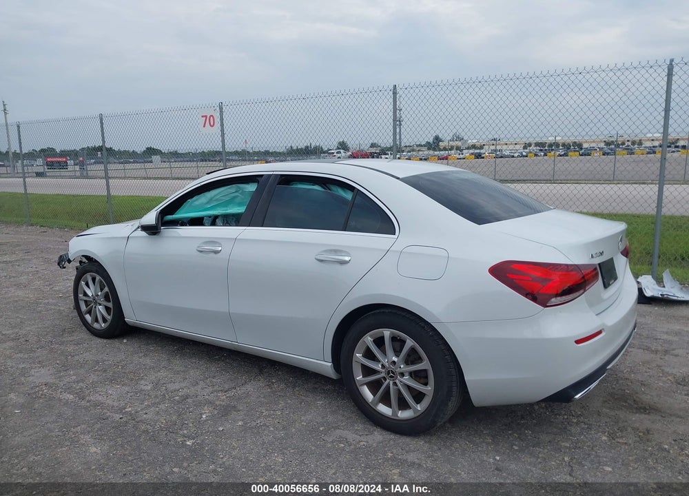 2020 MERCEDES-BENZ A 220 VIN: WDD3G4EB3LW040106