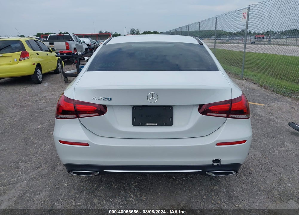 2020 MERCEDES-BENZ A 220 VIN: WDD3G4EB3LW040106