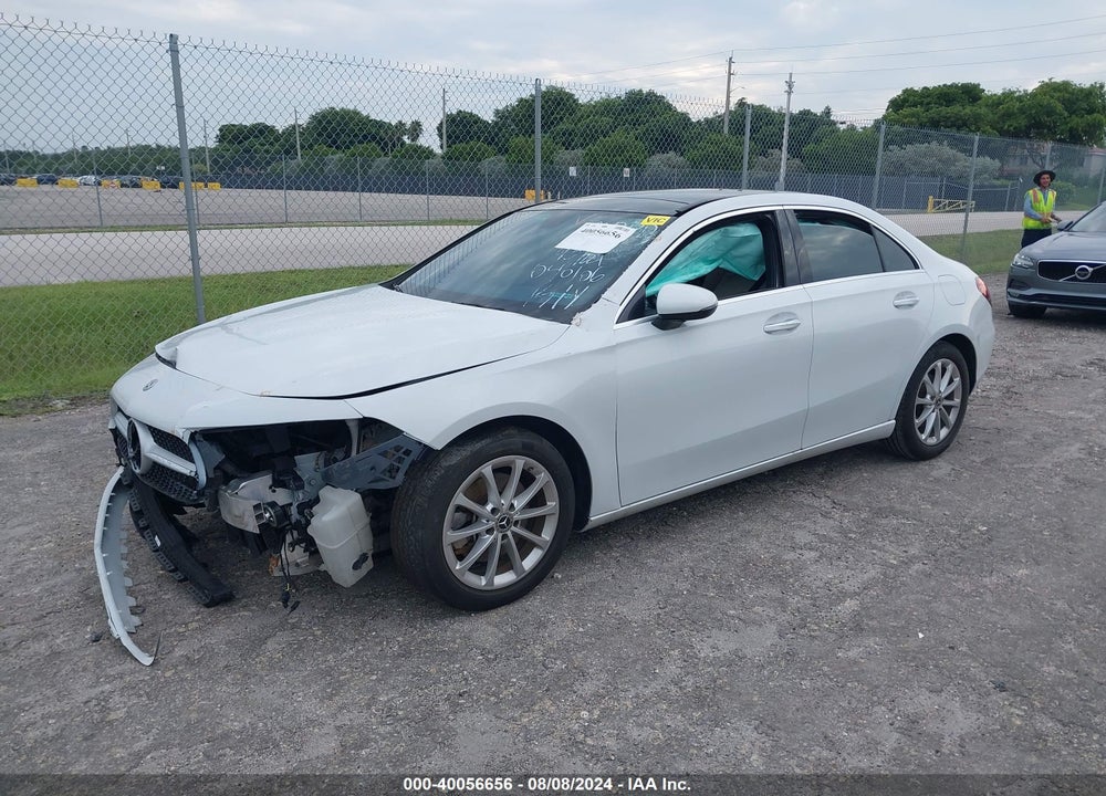 2020 MERCEDES-BENZ A 220 VIN: WDD3G4EB3LW040106