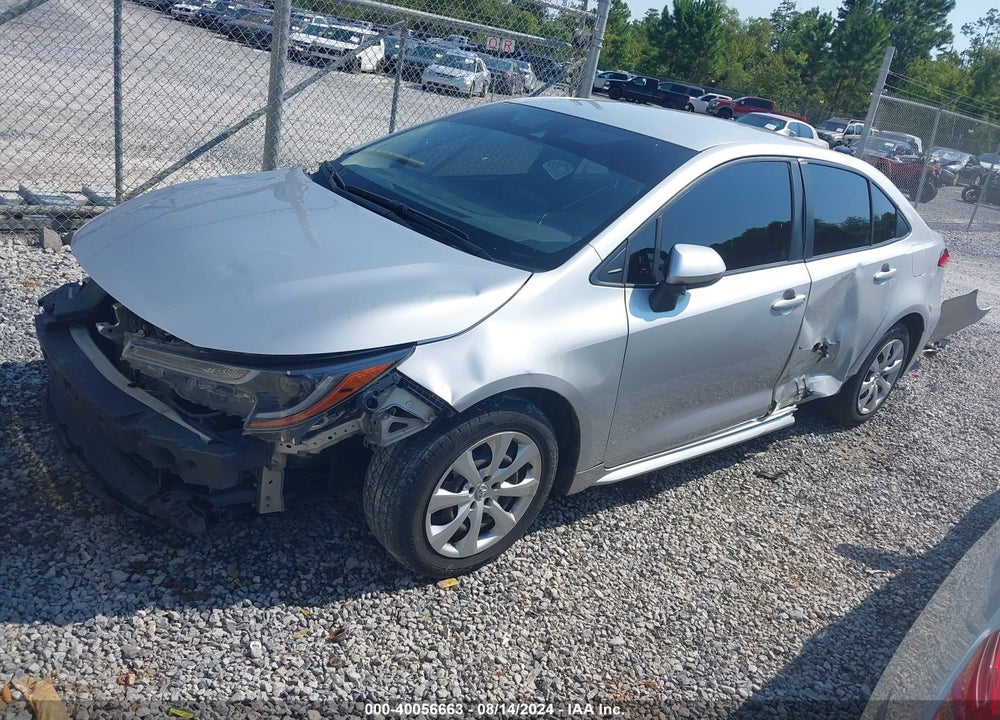 2022 TOYOTA COROLLA LE VIN: JTDEPMAE7NJ199715
