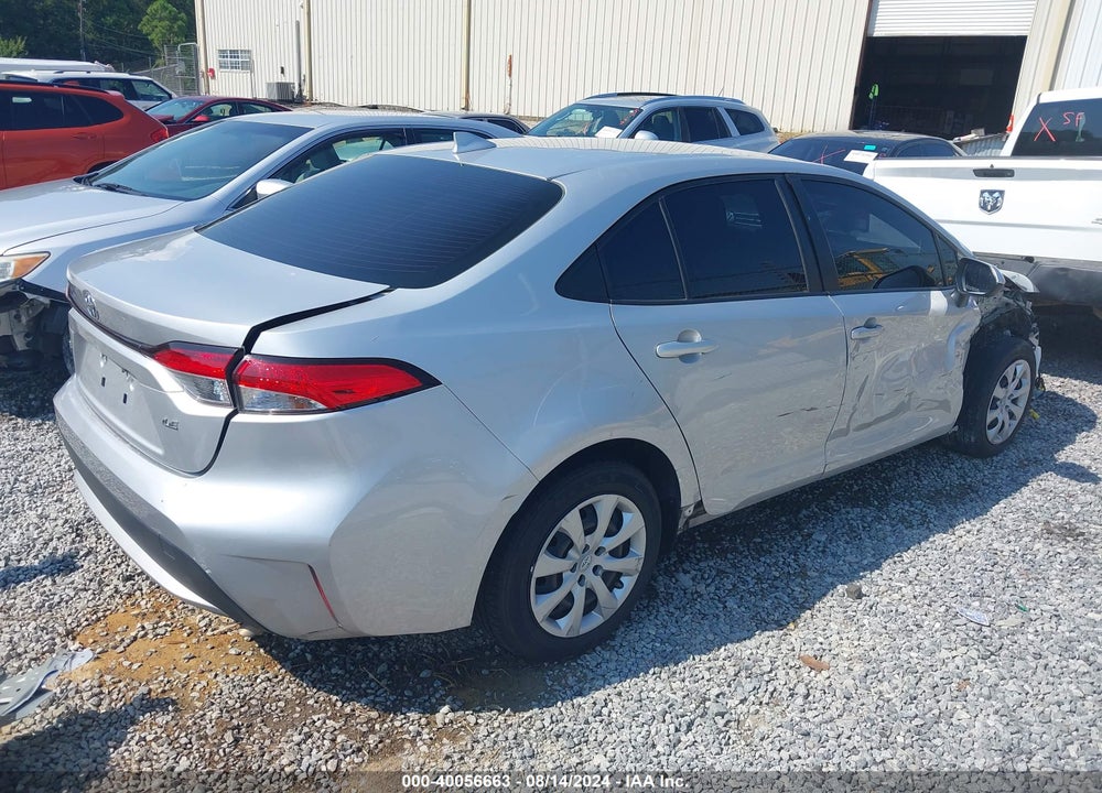 2022 TOYOTA COROLLA LE VIN: JTDEPMAE7NJ199715