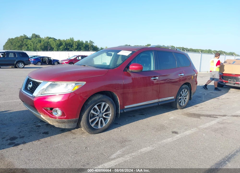 2013 NISSAN PATHFINDER SL VIN: 5N1AR2MN5DC625814
