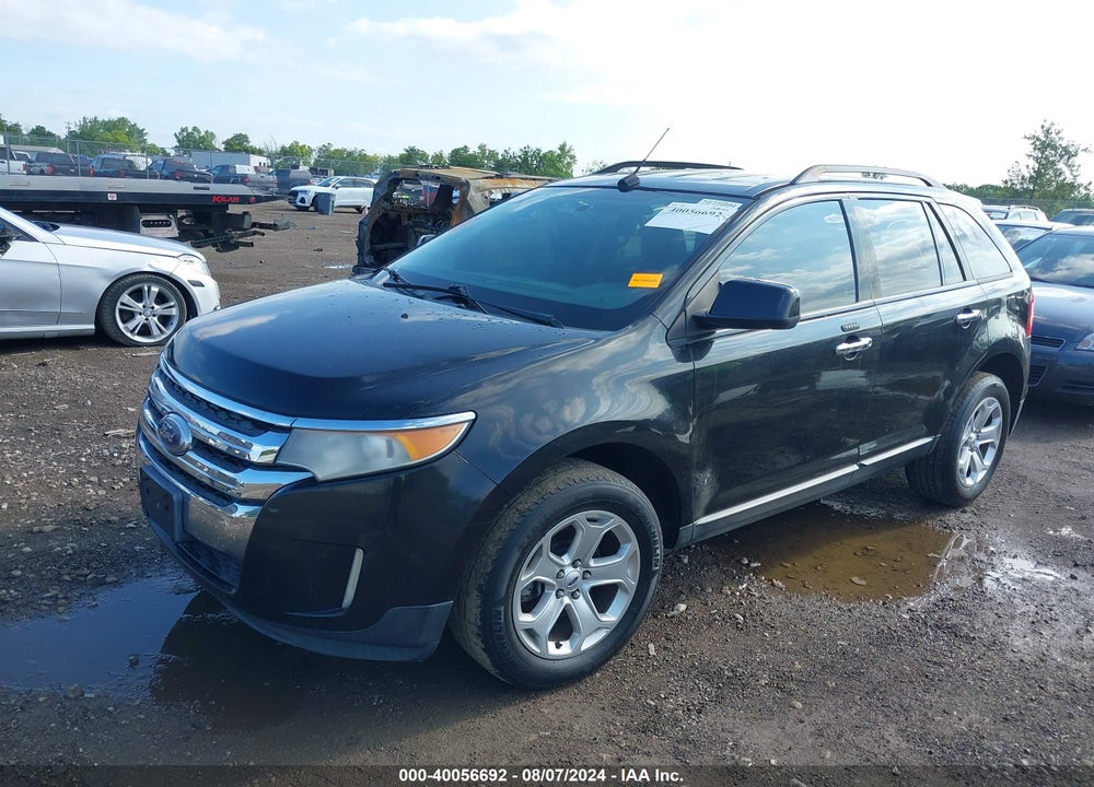 2011 FORD EDGE SEL VIN: 2FMDK4JC1BBA66498