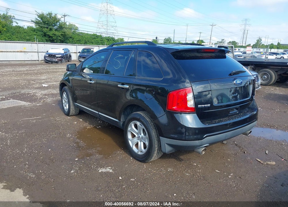 2011 FORD EDGE SEL VIN: 2FMDK4JC1BBA66498