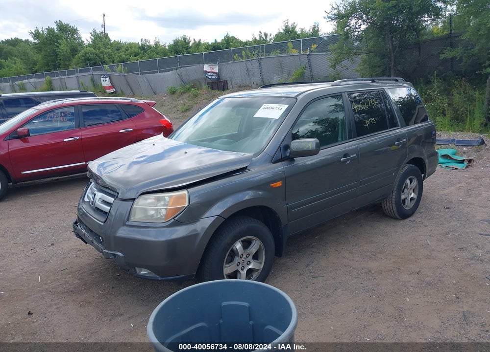 2007 HONDA PILOT EX-L VIN: 5FNYF18667B004484