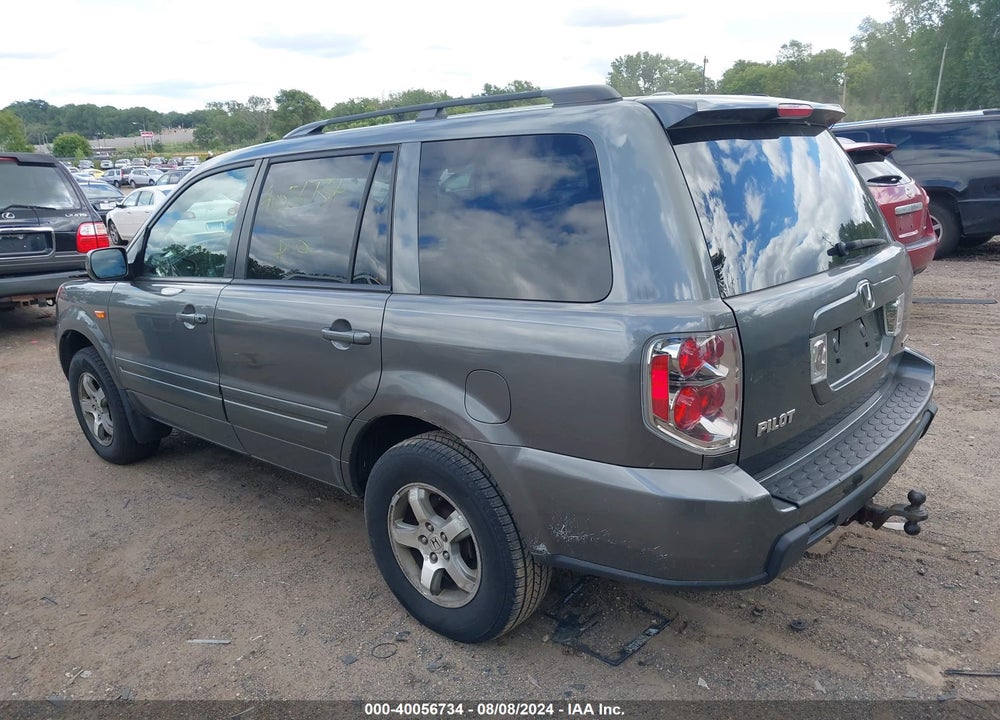 2007 HONDA PILOT EX-L VIN: 5FNYF18667B004484