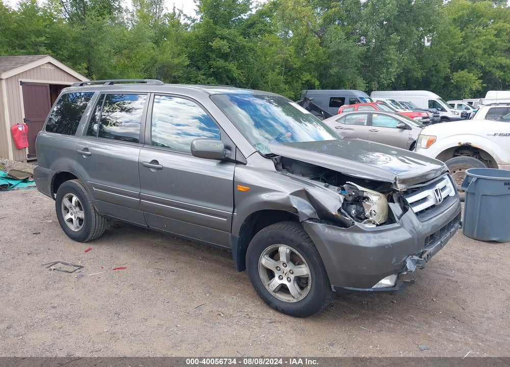 2007 HONDA PILOT EX-L VIN: 5FNYF18667B004484