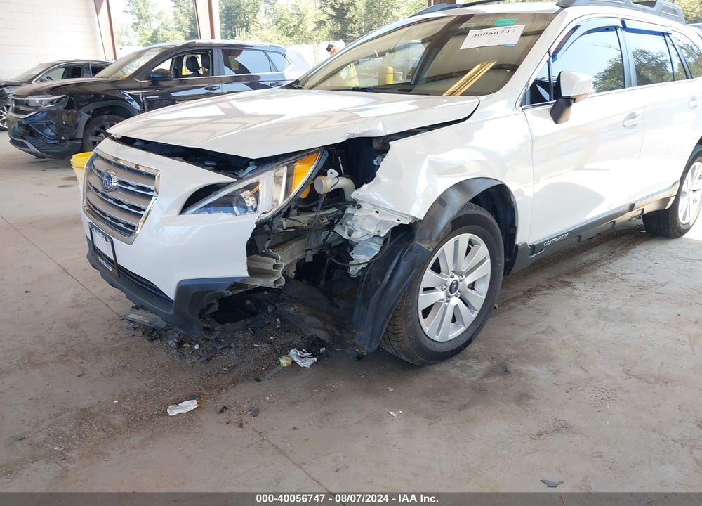 2017 SUBARU OUTBACK 2.5I PREMIUM VIN: 4S4BSAFC6H3224616