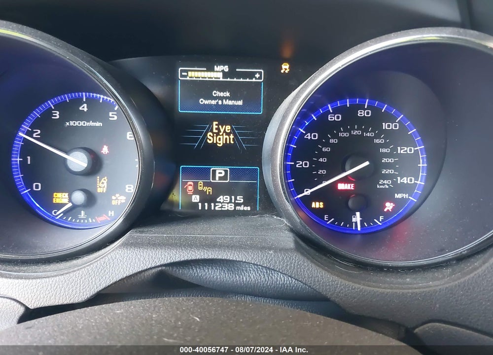 2017 SUBARU OUTBACK 2.5I PREMIUM VIN: 4S4BSAFC6H3224616