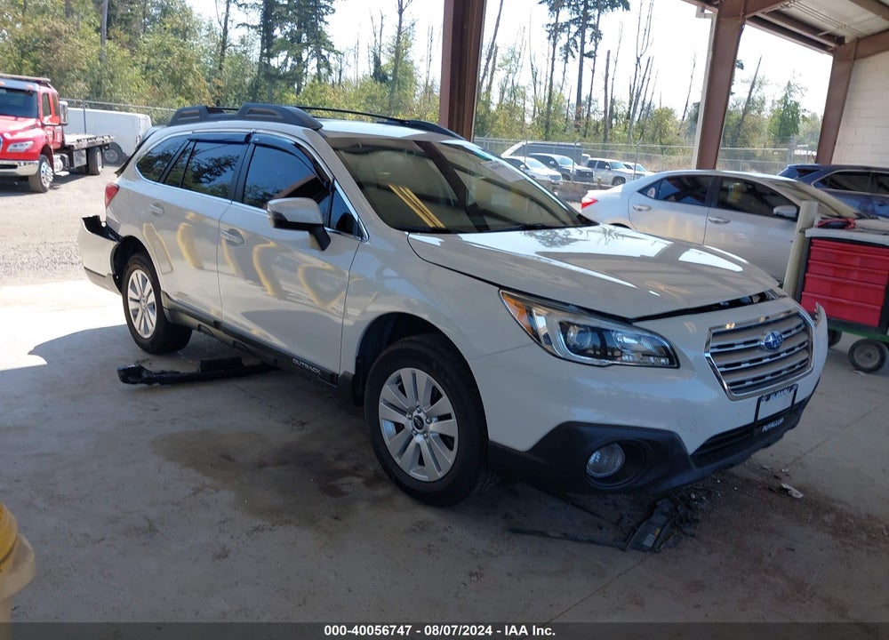 2017 SUBARU OUTBACK 2.5I PREMIUM VIN: 4S4BSAFC6H3224616