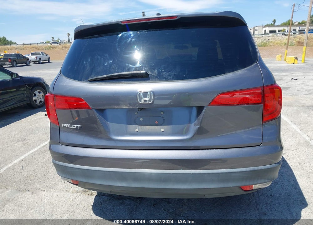 2017 HONDA PILOT EX-L VIN: 5FNYF5H52HB033755